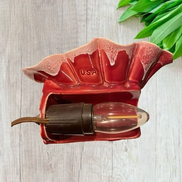 Vintage MCM Swan Console Planter Lamp USA Hard to Find - Picture 4 of 10